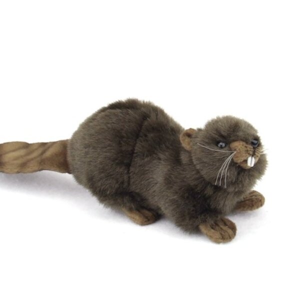 Hansa Handcrafted Beaver Stuffed Animal Brand New w/ Tag # 3839 - Picture 1 of 16